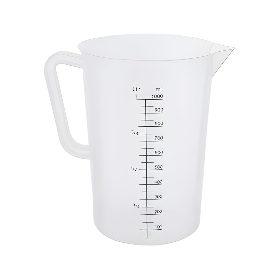 Measuring Jar 1000 ML | Accurate Liquid Measurement Jar for Kitchen & Lab Use