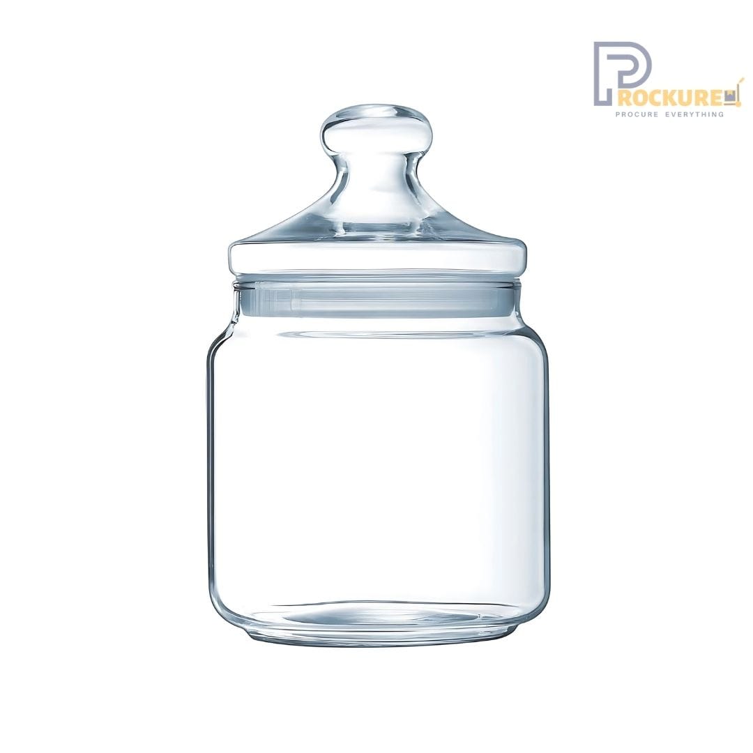 Arcoroc Rondo Club Jar - 750 ml Storage Jar for Restaurants & Hotels (Carton of 6 pc)