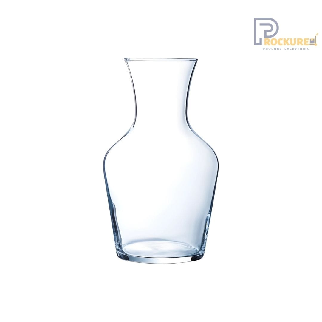 Arcoroc A Vin Carafe 1000 ml - Elegant Wine Decanter for Fine Dining (Carton of 6 pc)