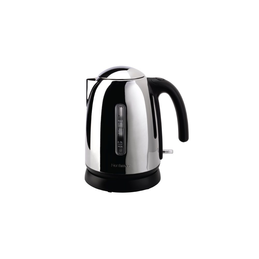Northmace Regal Hotel Safety Kettle 1 Litre Stainless Steel Cordless