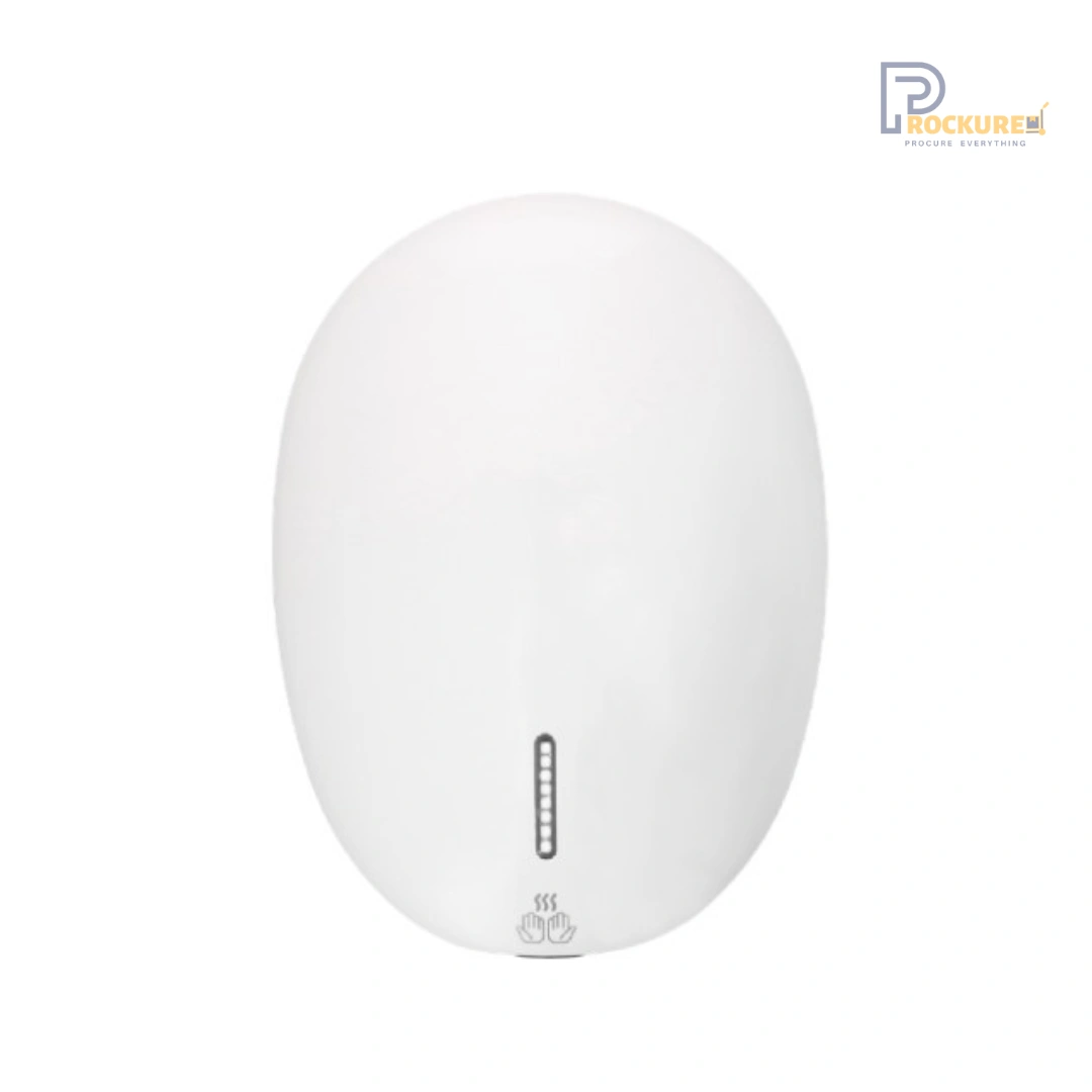 JVD Ballrick Hand Dryer – White Automatic Energy-Saving Dryer with AC Motor for Commercial Washrooms