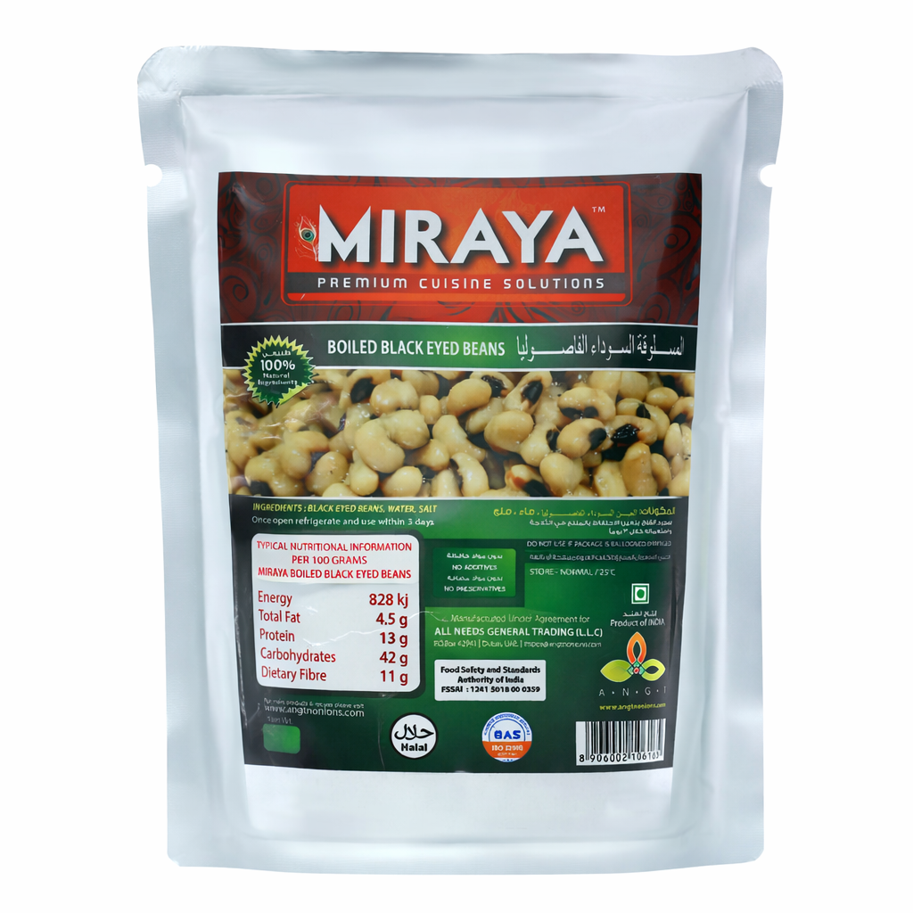 Miraya Boiled Black Eyed Beans 1kg