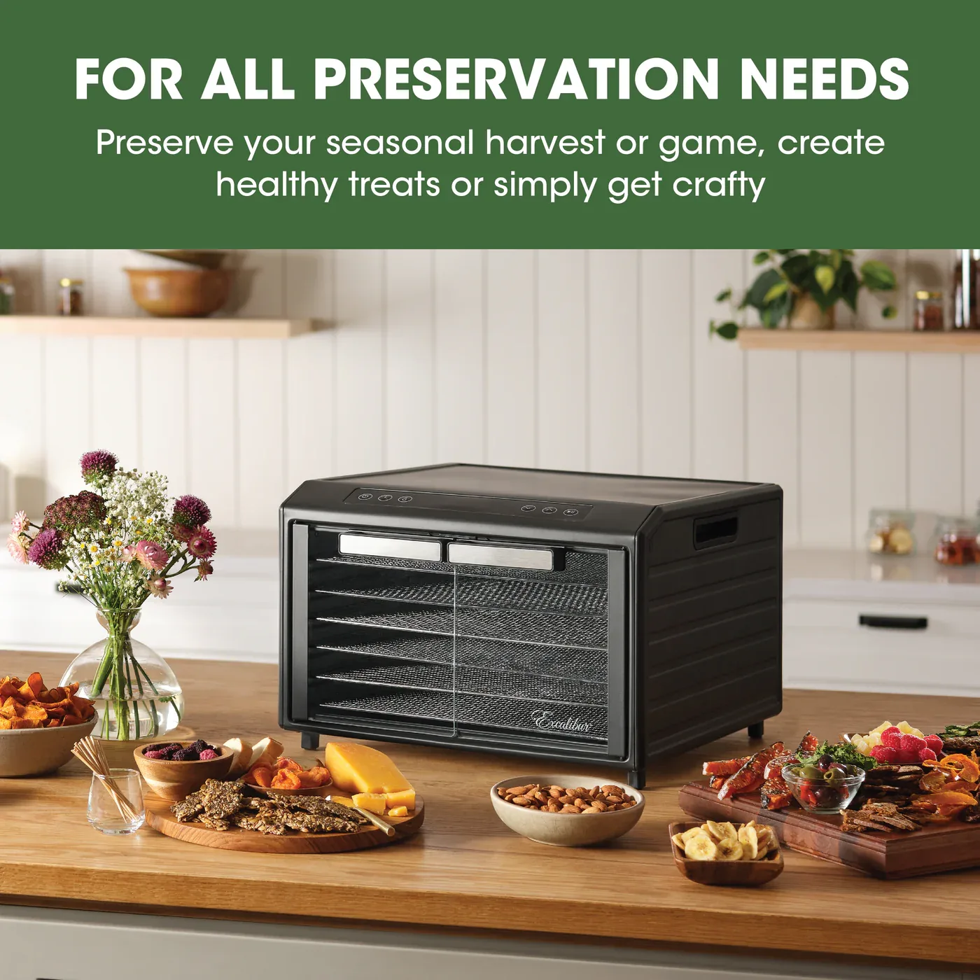 Excalibur Dehydrator SS 6-Tray Select with 1 year Warranty 2