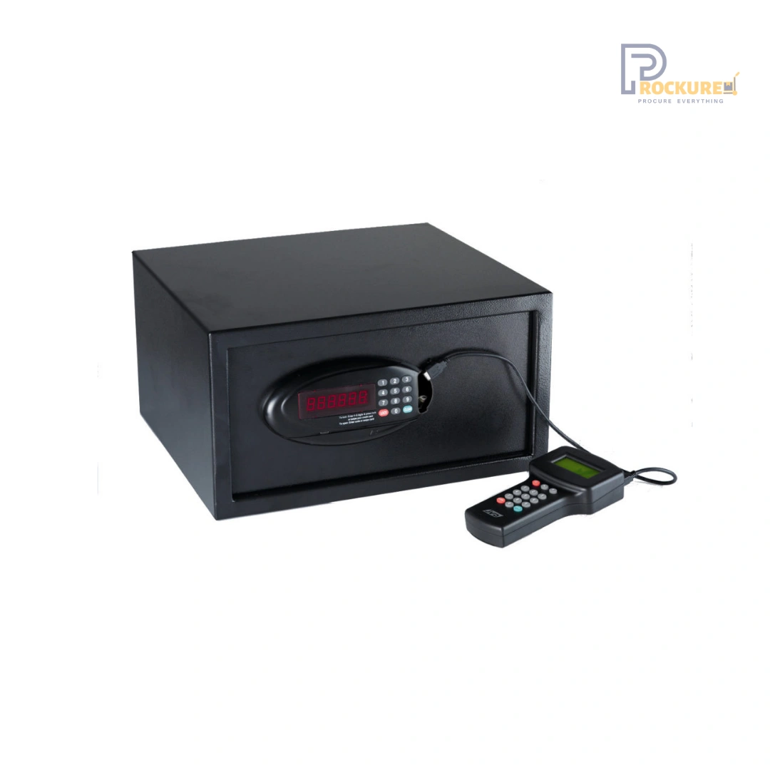 JVD Iconic Plus Top Open Safe - 15" Laptop, Code Lock, Keylock, 200 Audit, Black 4