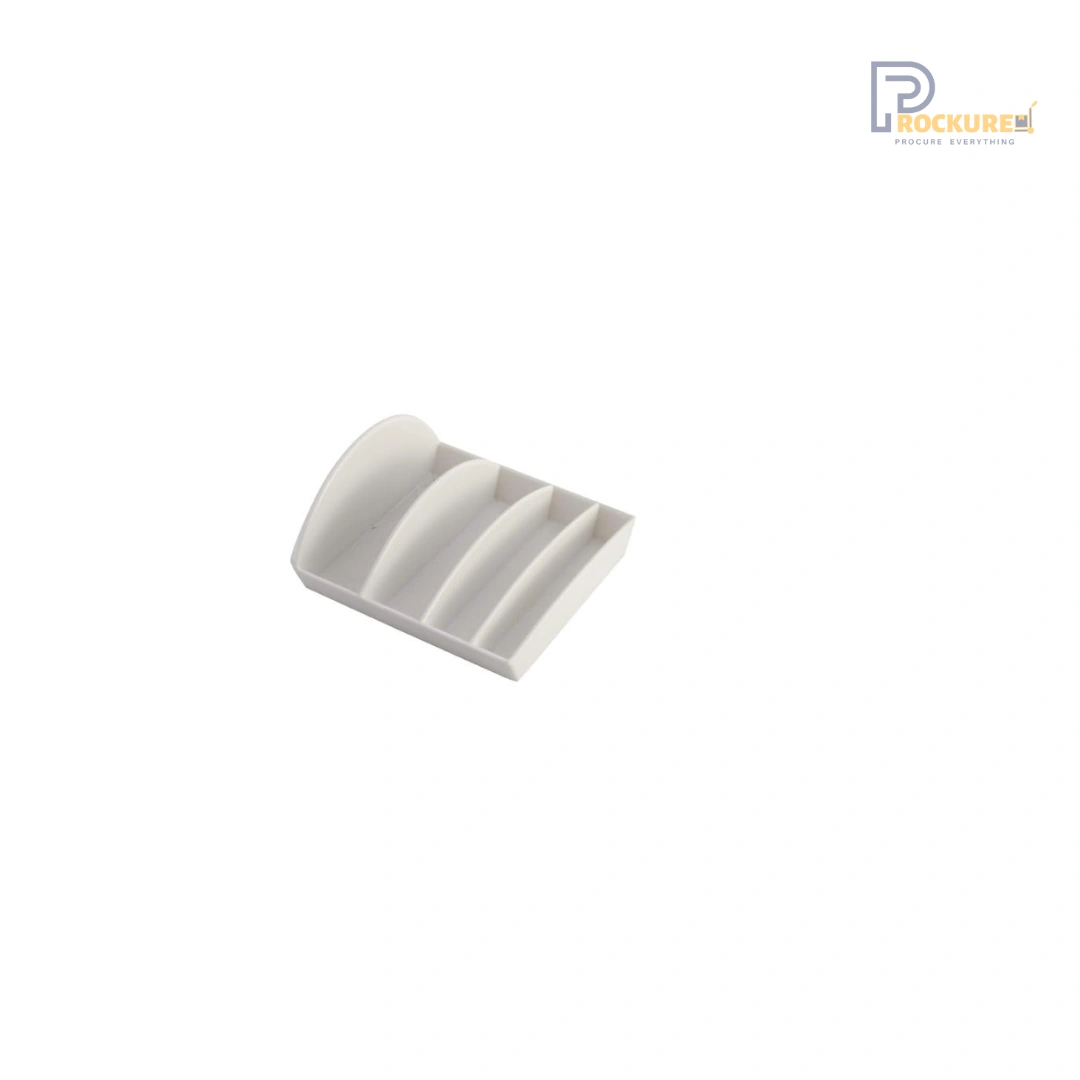 JVD Voyager Sachet Holder 4 Compartments – Ivory Melamine