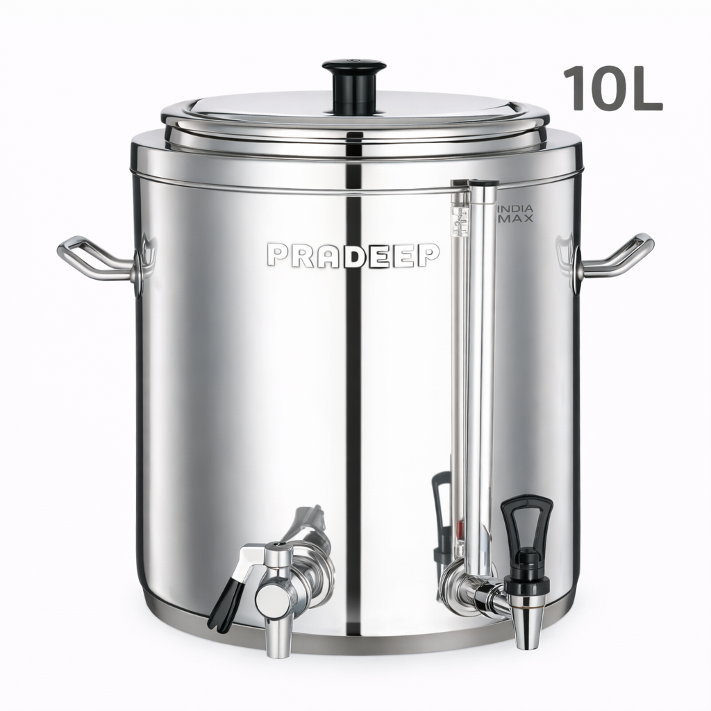 Pradeep Stainless Steel Insulated Beverage Boiler 10 Litre
