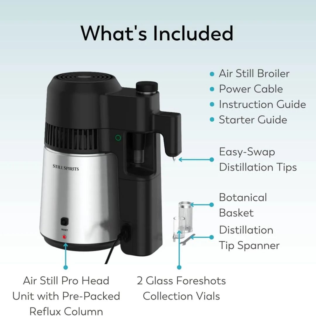 Table Top Still Spirits Air Still Pro 2 in 1 Distillation System 3