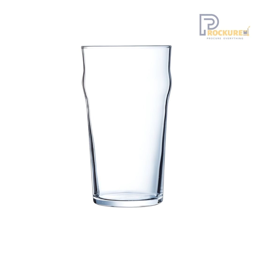 Arcoroc Nonic Beer Glass G2620 - 57 cl Tempered Glass for Pubs & Bars (Carton of 48)