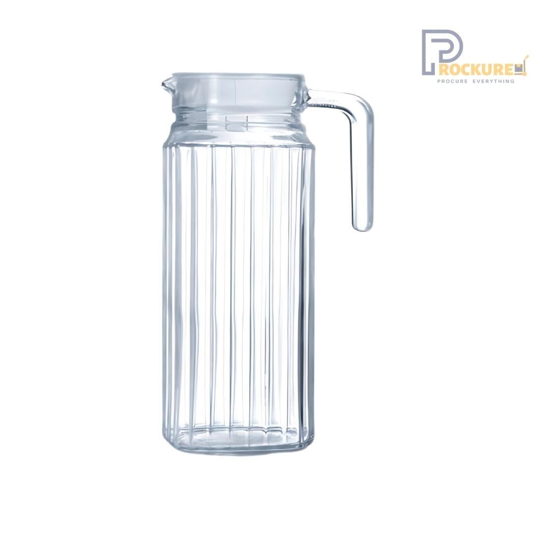 Arcoroc Quadro Jug 1300 ml - Perfect for Hospitality Beverage Service (Carton of 9)