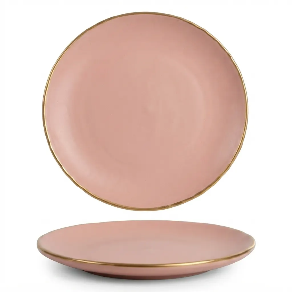 Meraami Aura Blush Ceramic Dinner Plate 24 cm
