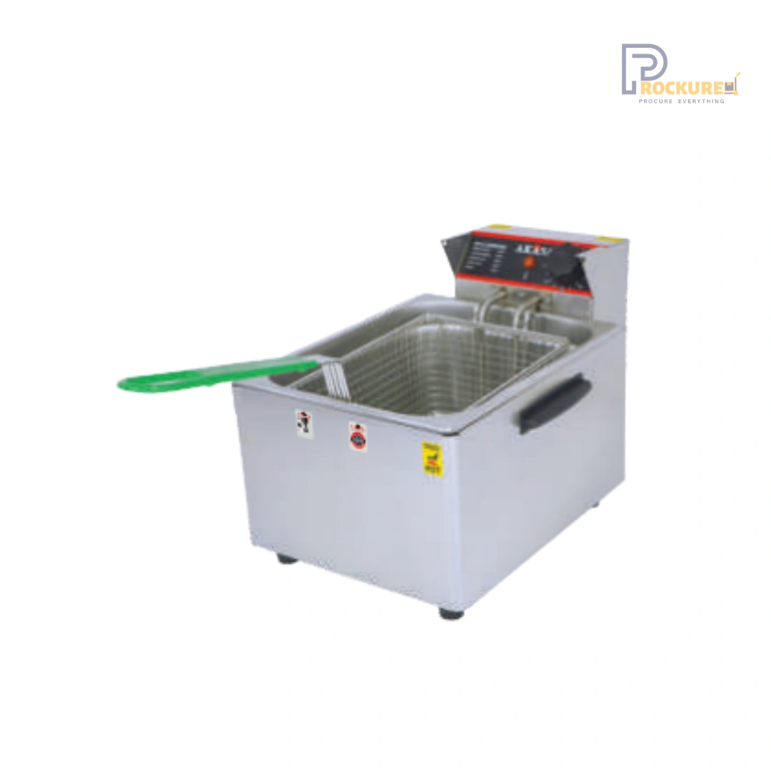 Akasa DF 8L SGL DIGI 8L Digital Electric Deep Fryer – 1800W, Smart Touch Control