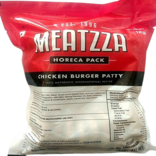 Meatzza Chicken Burger Patty 50 gm/pc 1 Kg