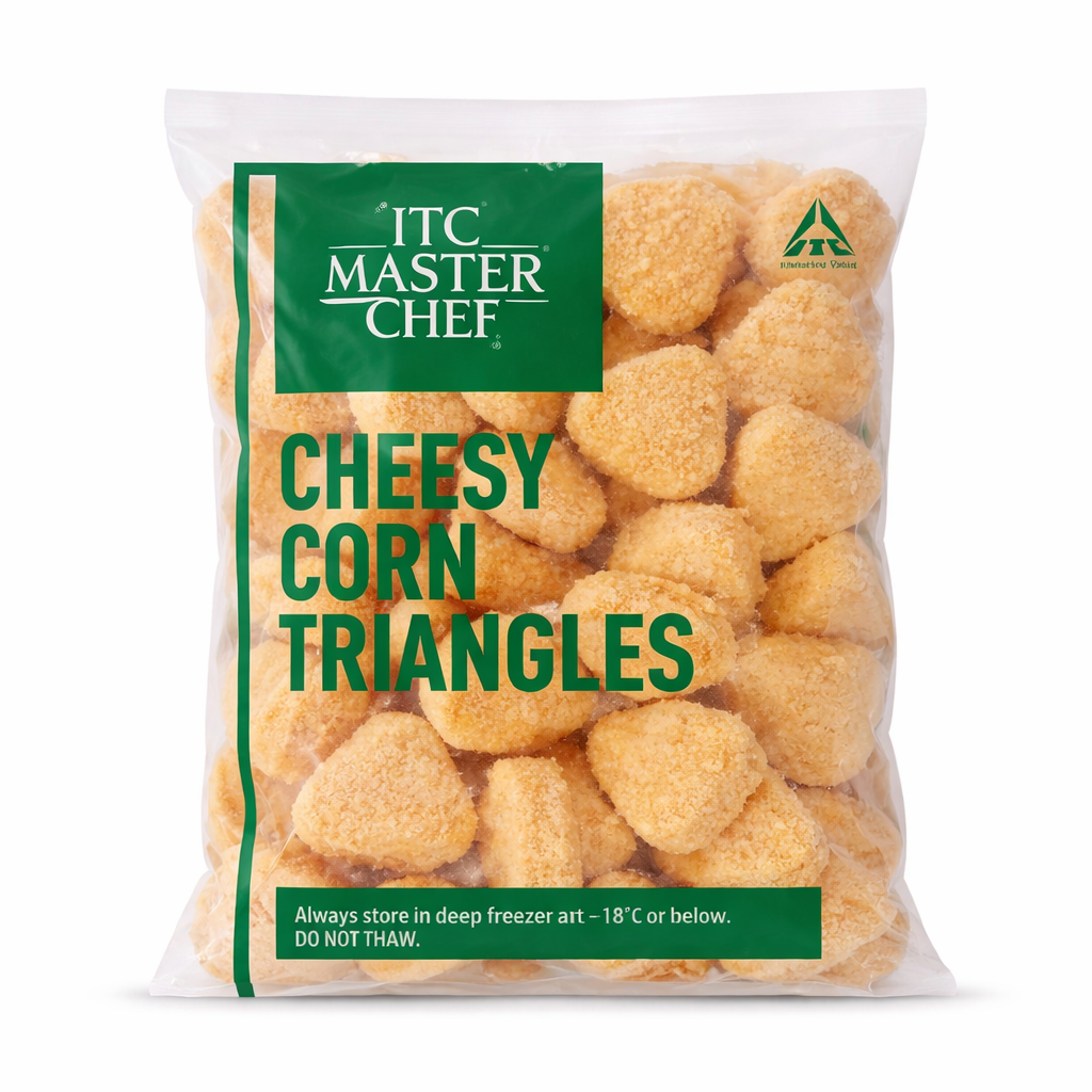 ITC Master Chef Cheesy Corn Triangle 1kg