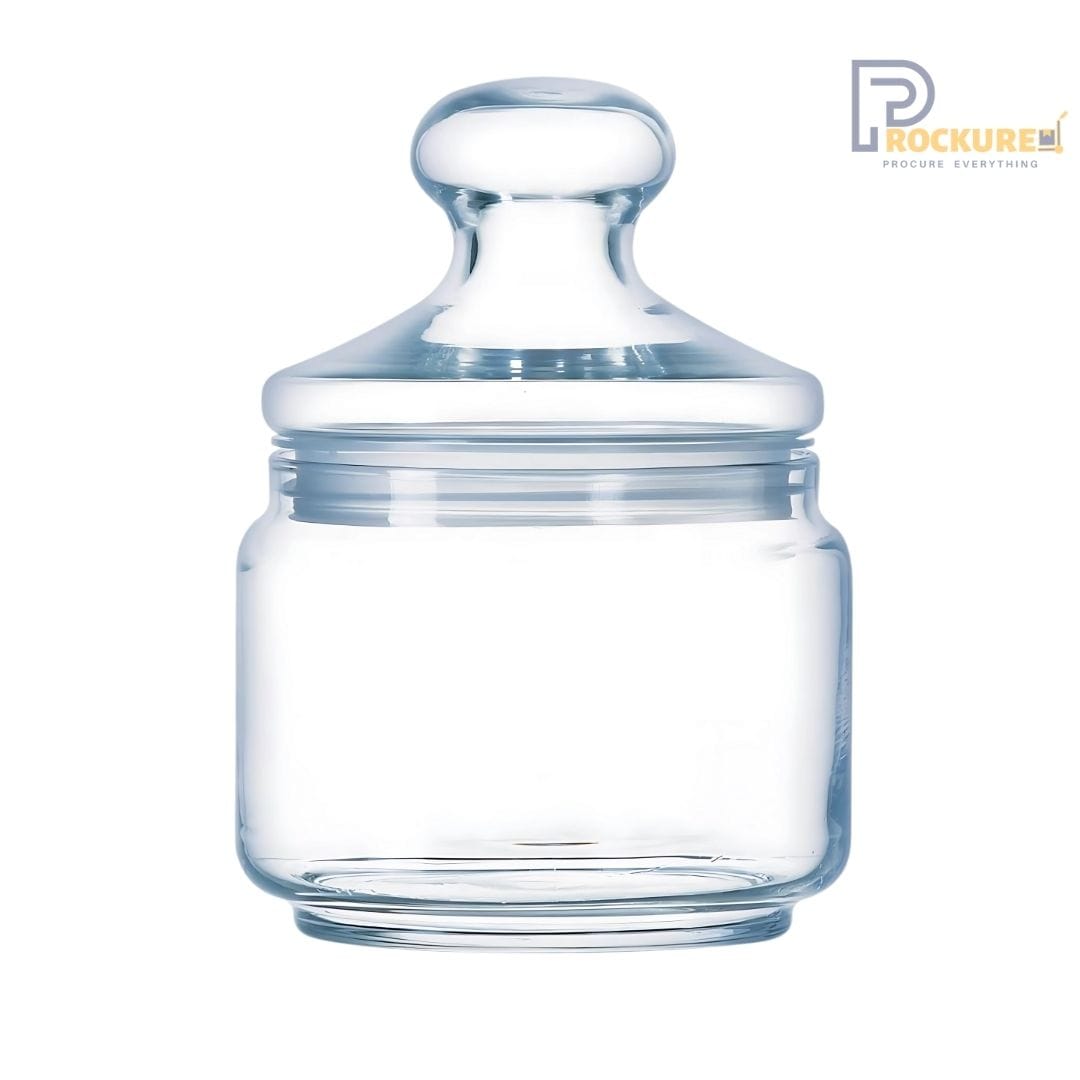 Arcoroc Rondo Club Jar - 500 ml Storage Container for Restaurants & Hotels (6 pc Carton)