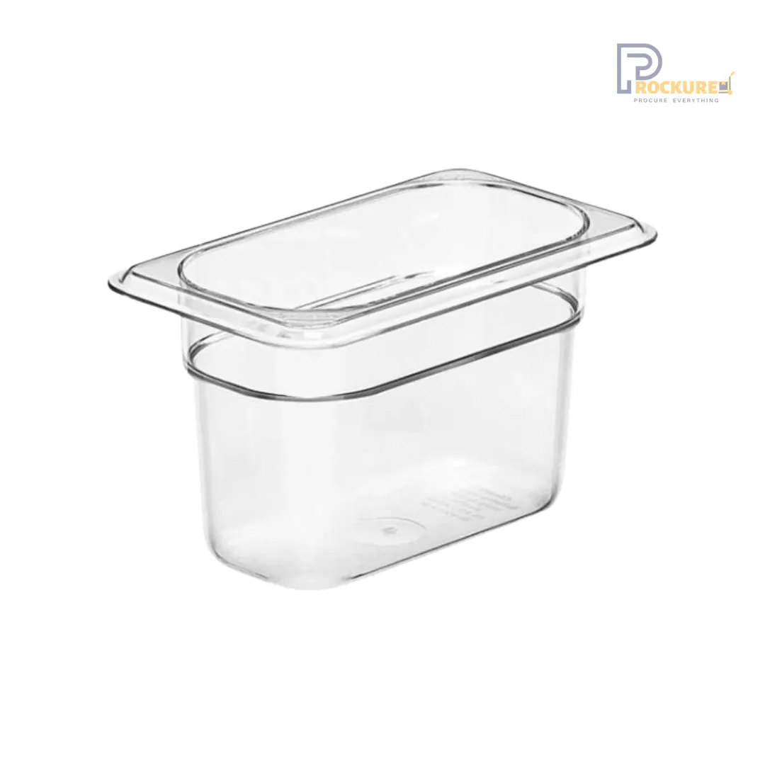 Polycarbonate GN Pan 1/9 – 100mm Deep | 0.7L