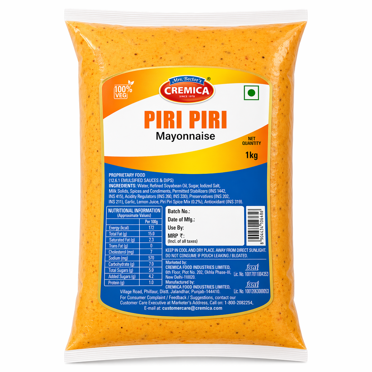 Cremica Piri Piri Mayo 1kg