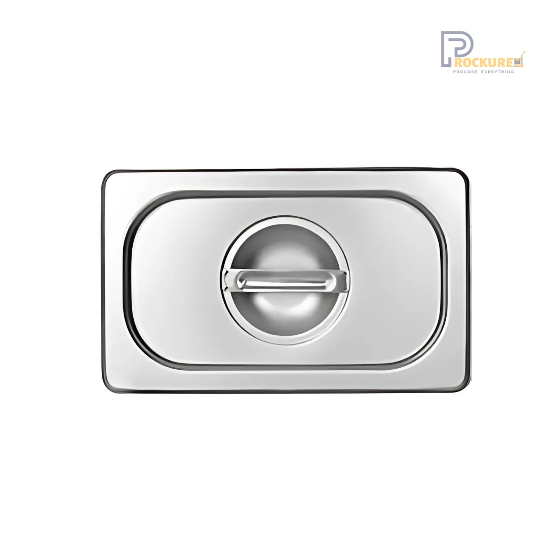 Stainless Steel 304 Grade GN Pan Lid 1/6 – 176x162 mm