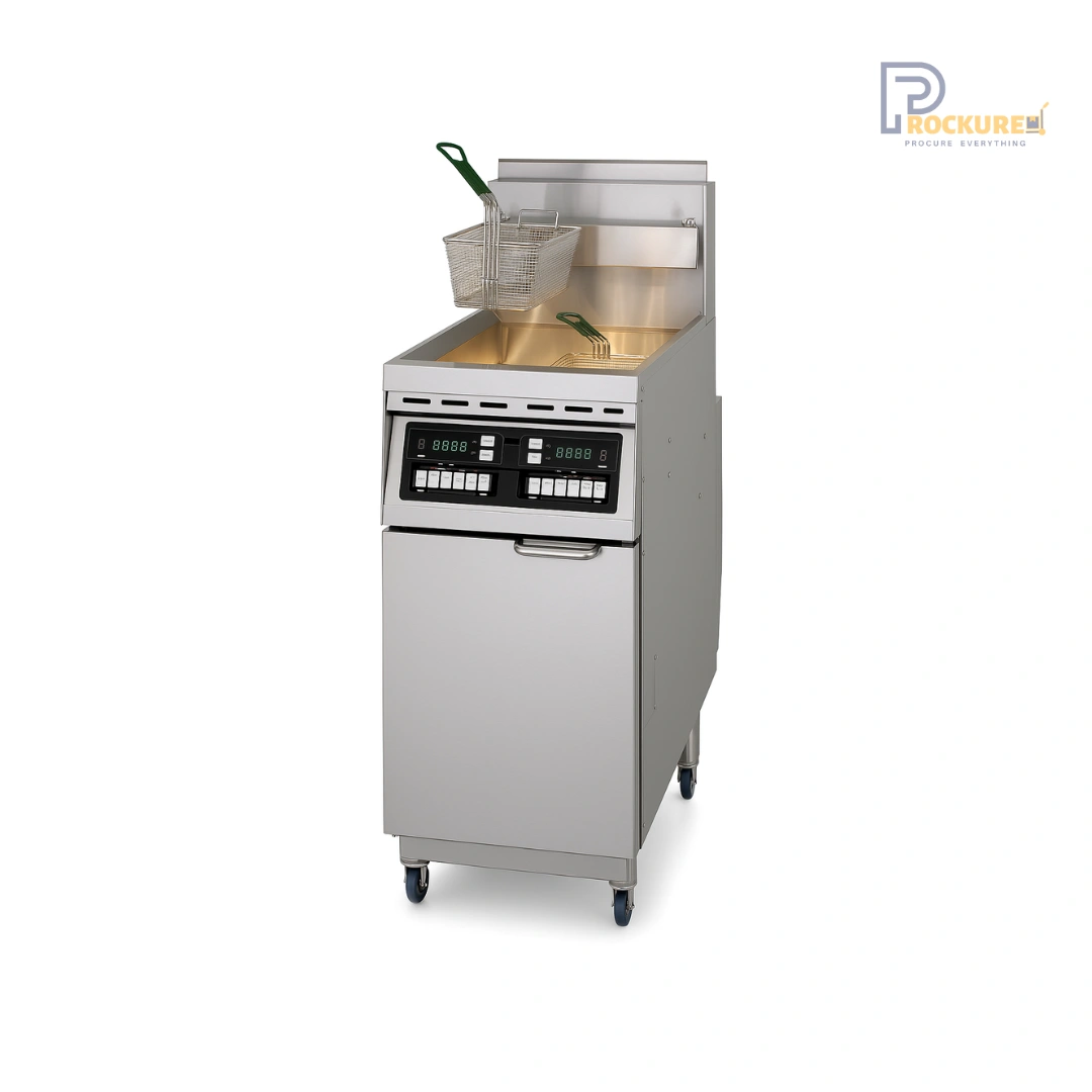 Frymaster Full Automatic Gas Fryer with Built-in Filter – 50 lbs Capacity FPH55-2