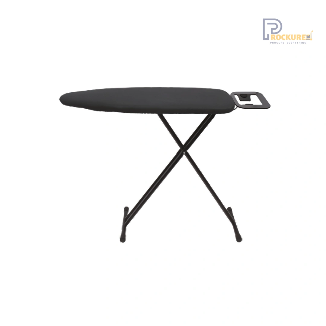 JVD Ascent Iron Board – H1100/W335mm, 10mm Black Cover, With Iron Rest