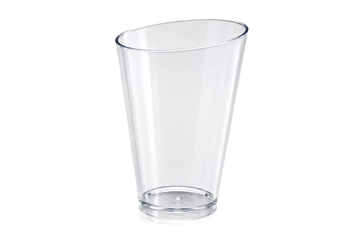 Acrylic Plastic Tall Mousse Glass N28