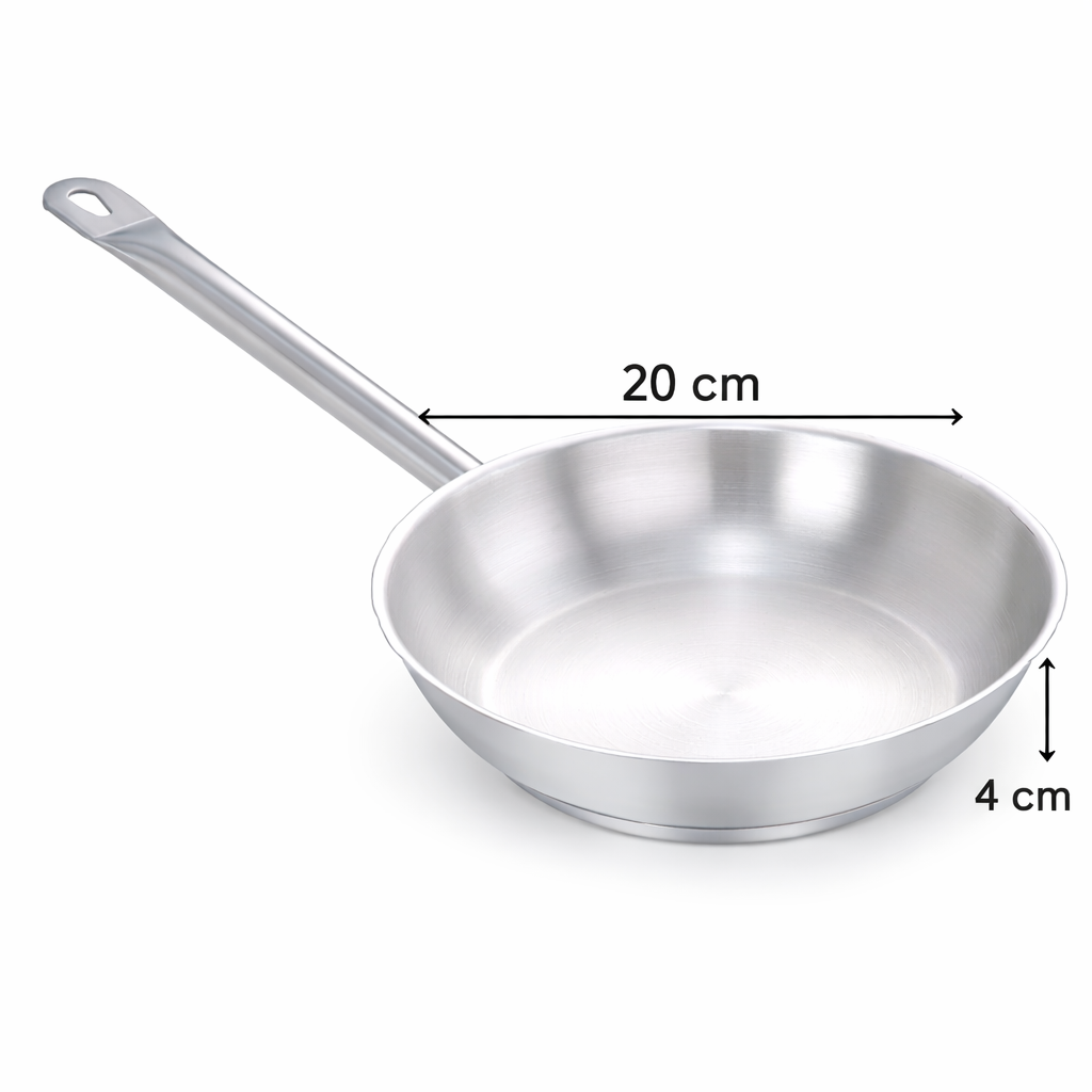 Pradeep Stainless Steel Frying Pan 20 cm