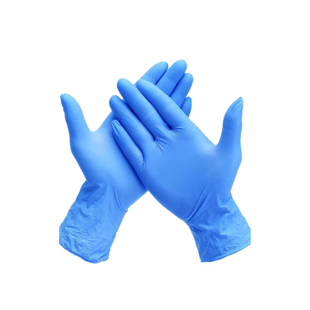Blue Nitrile Gloves – Disposable, Powder-Free, Latex-Free (Pack of 100)