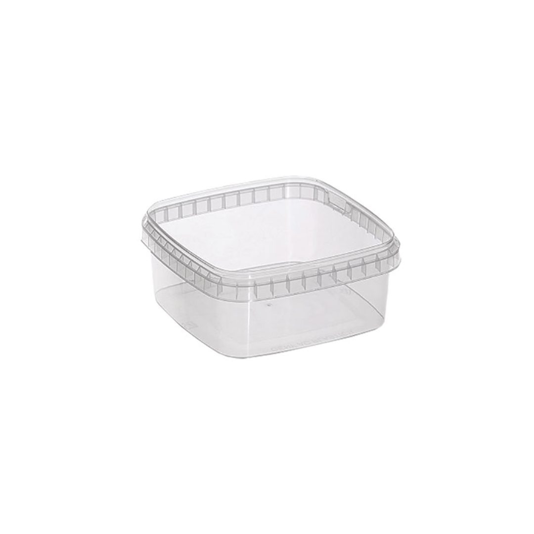 Square Tamper Proof Container 600ml