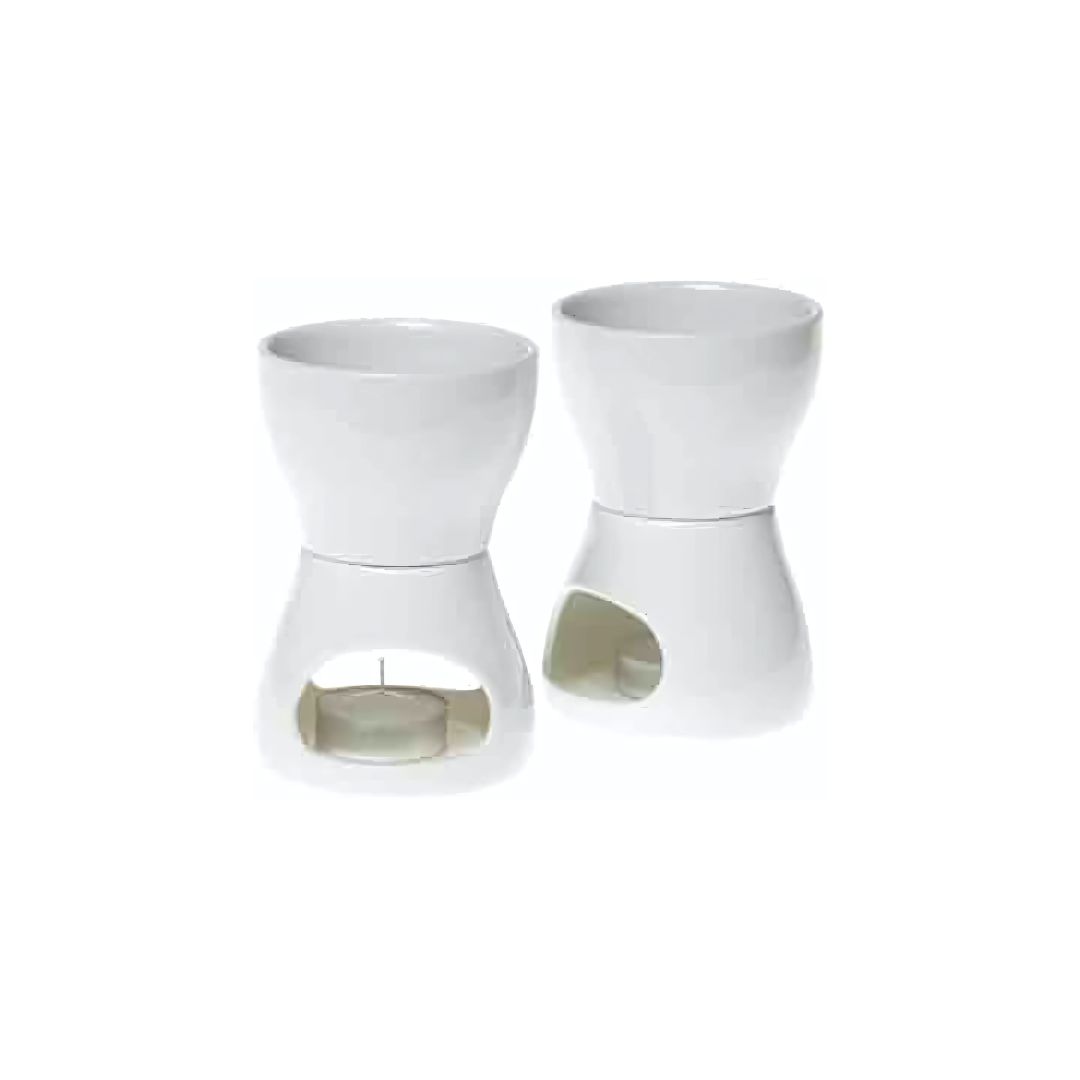 Sanaai Fondue Pot - 18 Pc Carton | Perfect for Cheese & Chocolate Melting