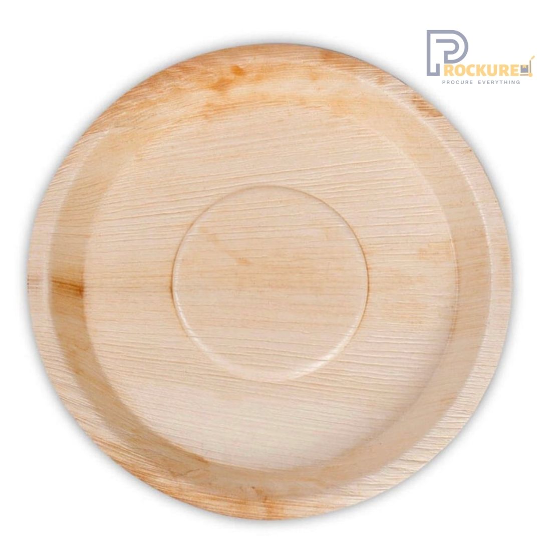 Areca Leaf 12 Inch Deep Round Plate