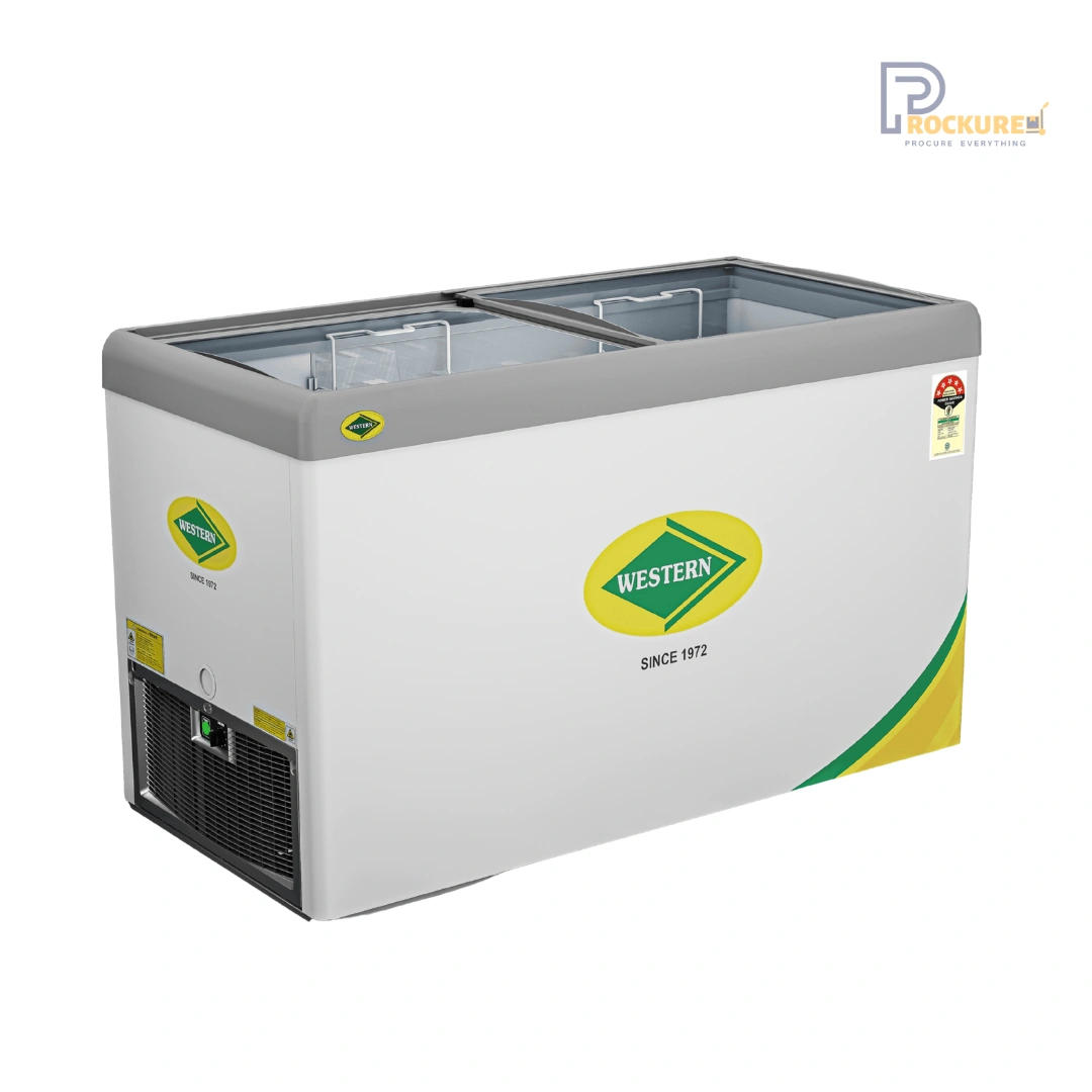 Western F450GL25 Glass Top Chest Freezer – 422L