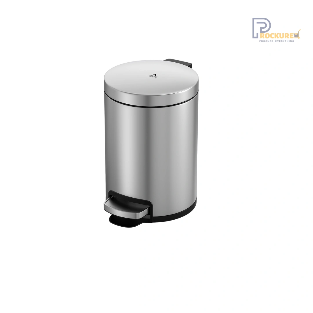Dolphy Premium Stainless Steel Bin – 6 Litre