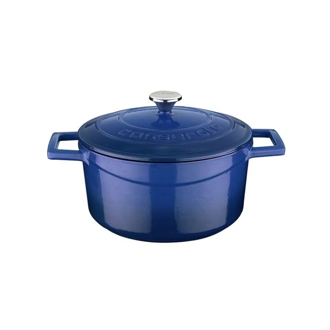Lava Cast Iron Casserole 20 cm - Round Casserole 4