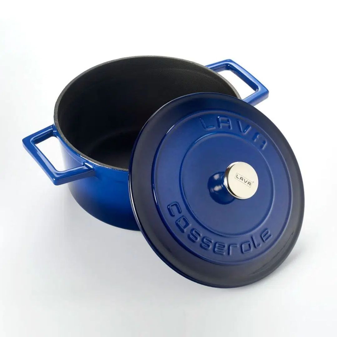 Lava Cast Iron Casserole 20 cm - Round Casserole 2
