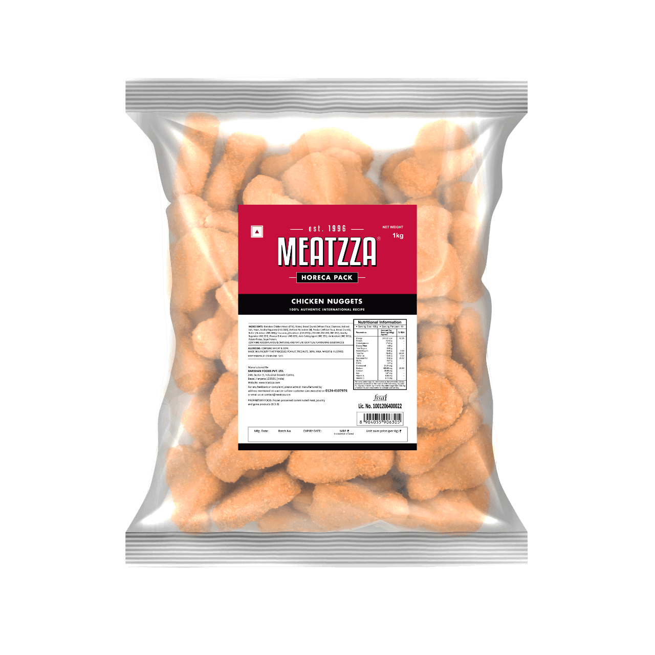Meatzza Chicken Nuggets 1 Kg