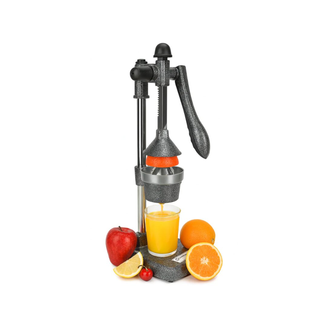 Metal Hand Press Juicer  | Heavy-Duty Manual Citrus & Fruit Juicer
