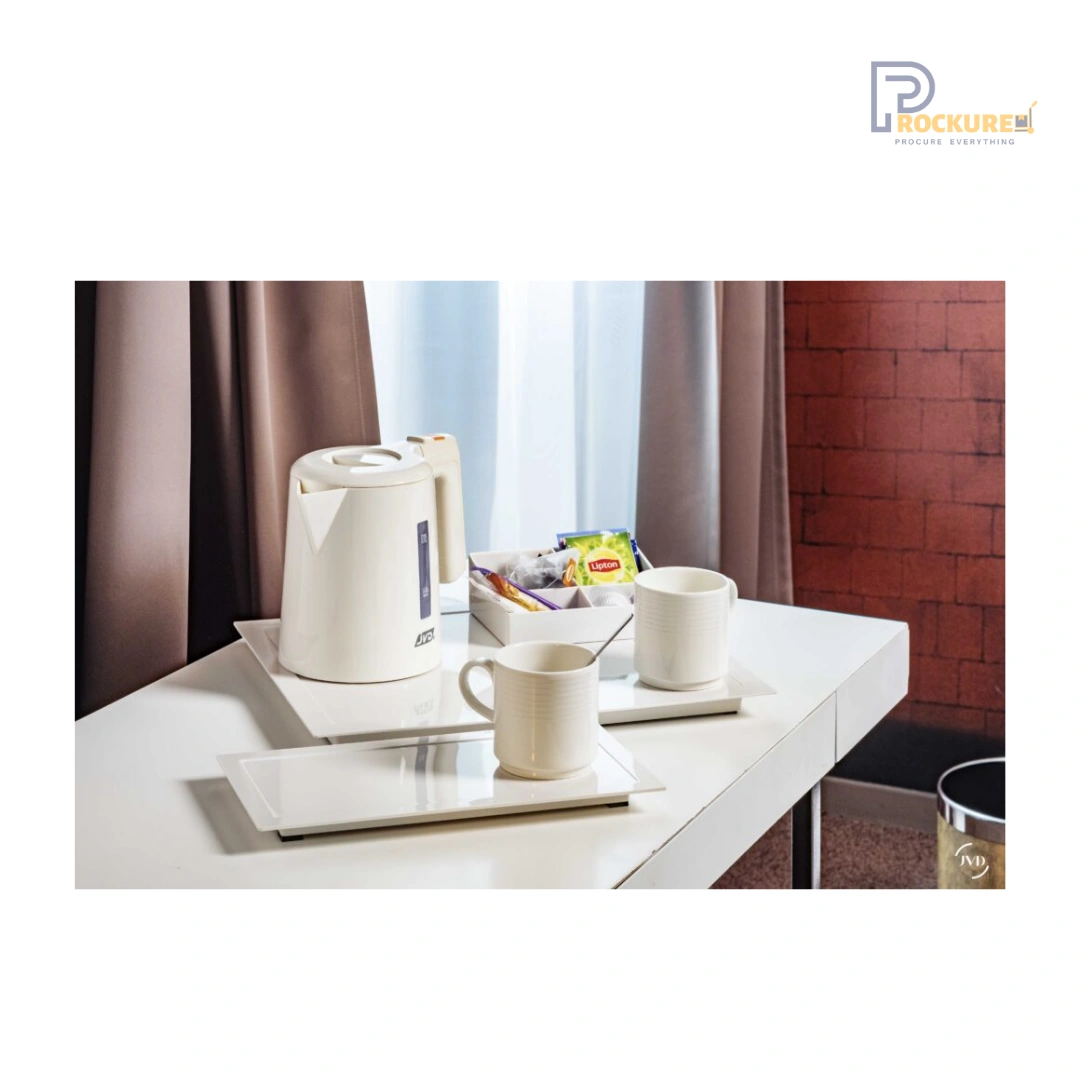 JVD Zen Line II Sachet Tray 4 Compartments – Ivory Melamine