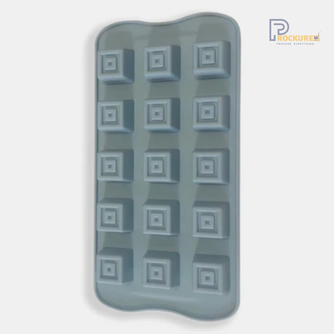RENA 15 Holes Square Chocolate Mould Baking & Kitchen Essential