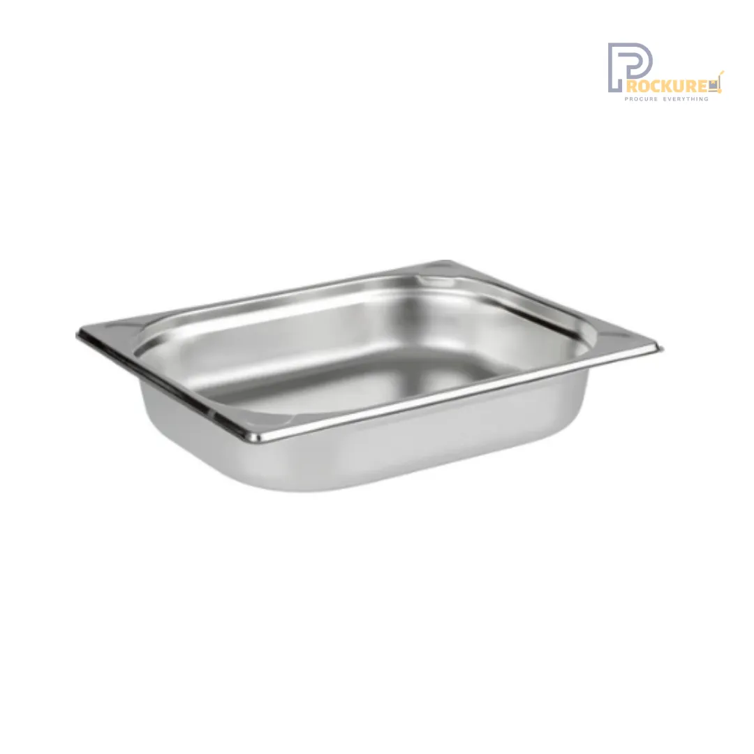 Stainless Steel 202 GN Grade Pan 1/2 – 65mm Deep | 4L