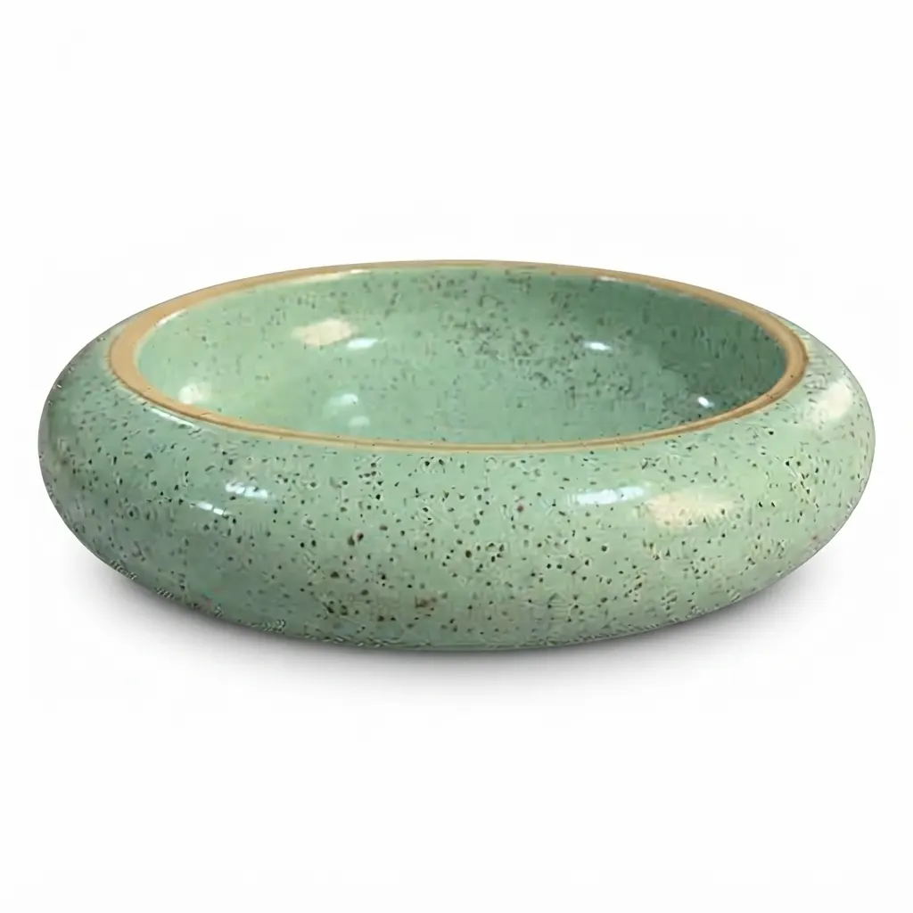 Meraami Aura Mint Ceramic Round Bowl 22 cm