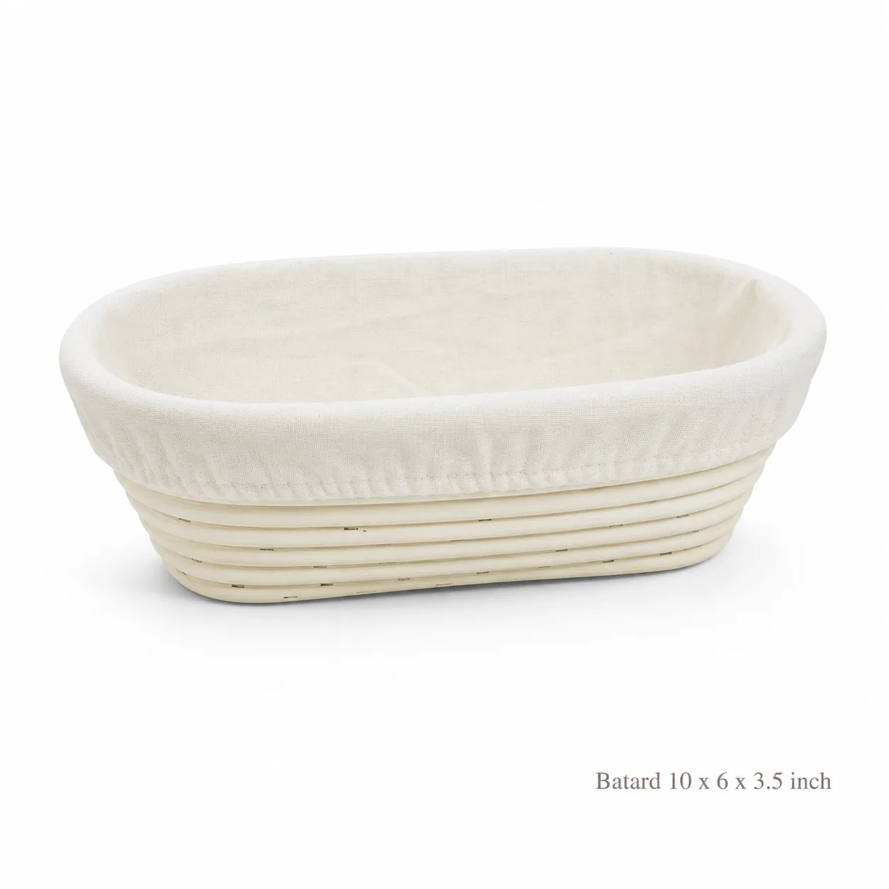 Banetton Proofing basket Batard 10 x 6 x 3.5 inch BPBB-10635