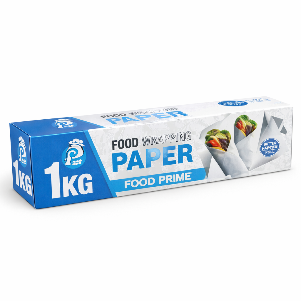 Food Prime Butter Paper Roll 1Kg - BTRPRROL, Food Grade, Grease and Heat Resistant