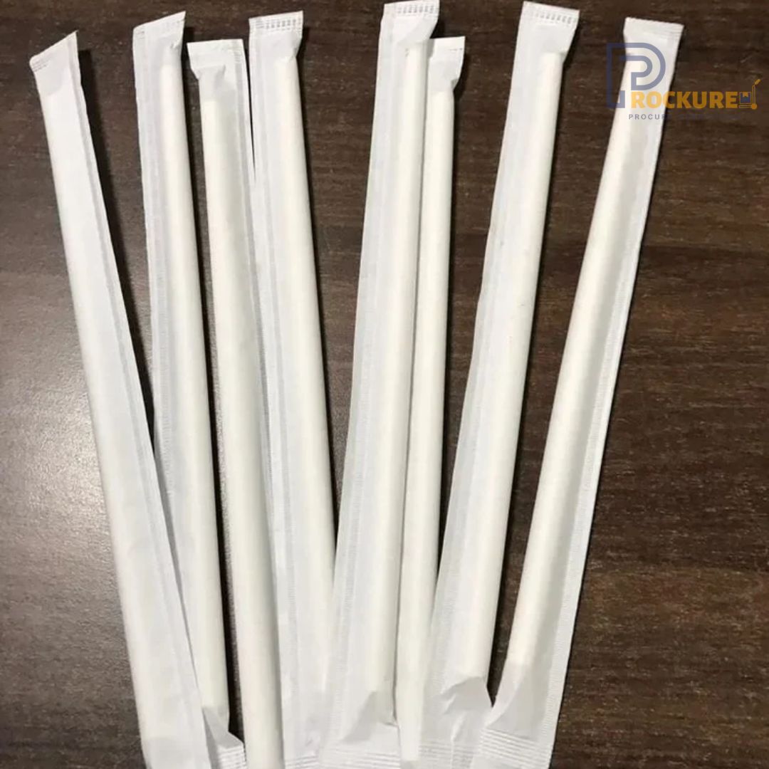 12mm Wrapped Paper Straws | 450 GSM