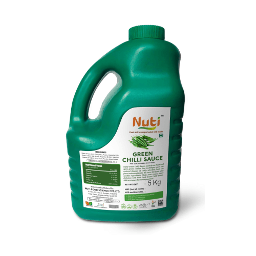 Nuti Green Chilli Sauce 5 Kg