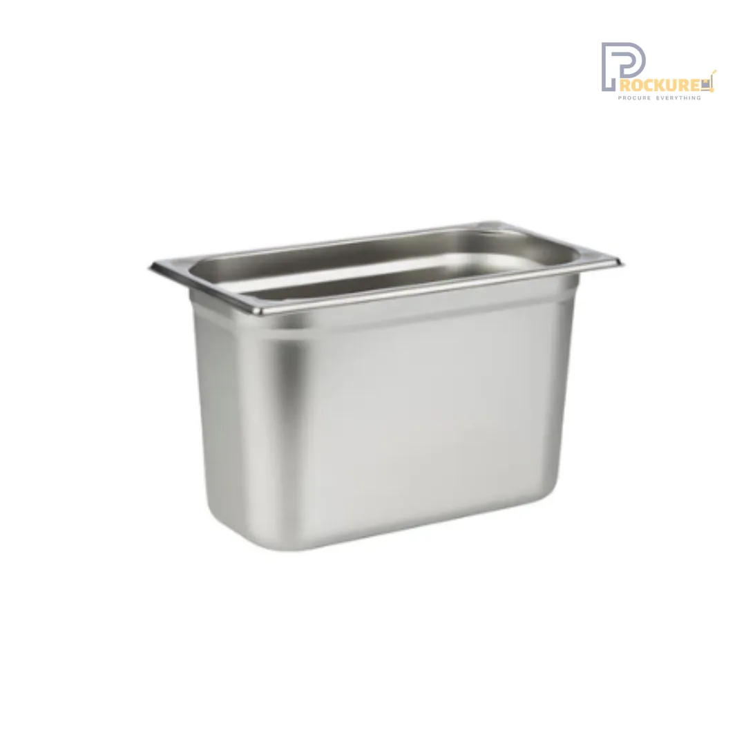 Stainless Steel 304 GN Pans 1/3 – 200mm Deep | 7.5L