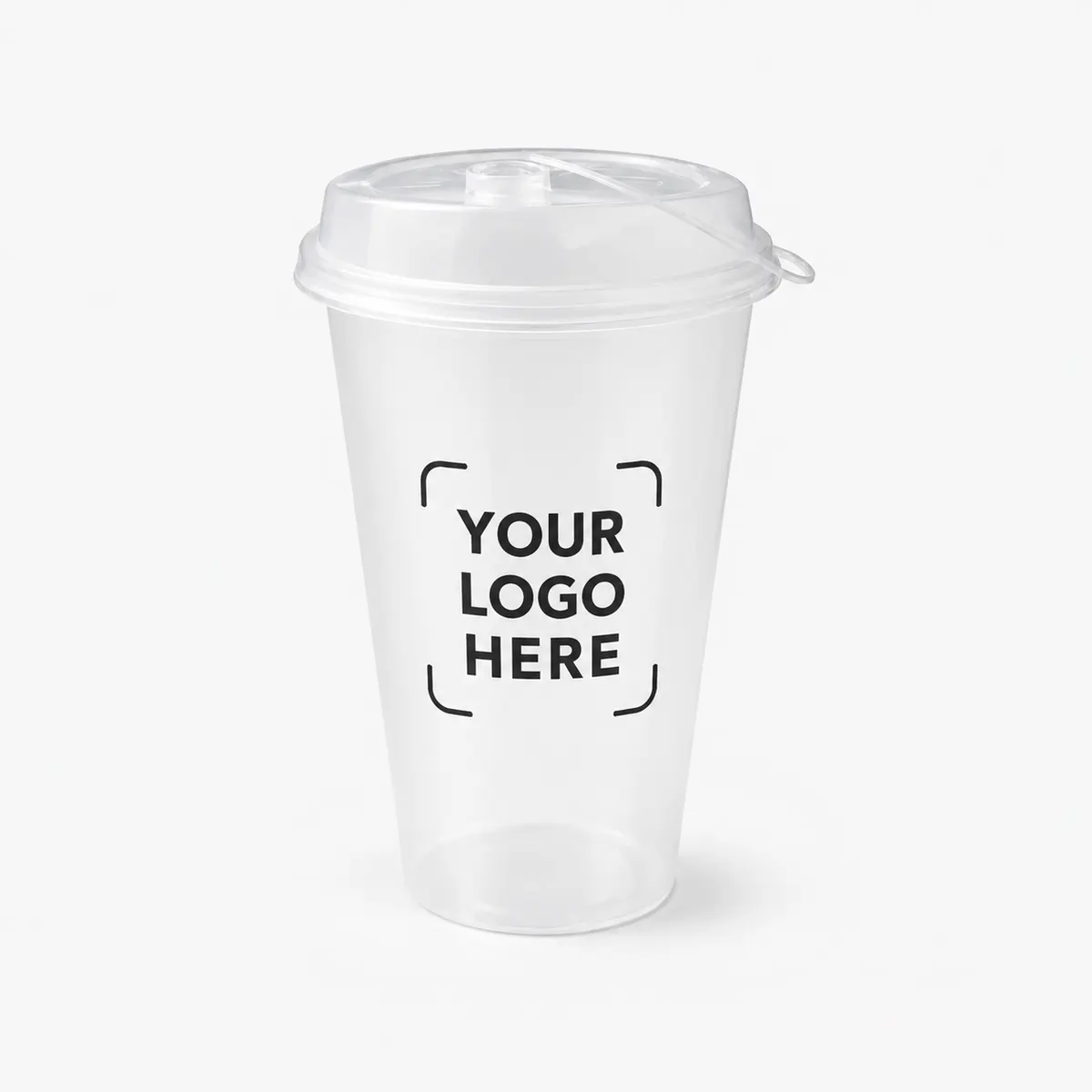 Customized Reusable Frosted Sipper Glass with Lid 350ml & 500ml