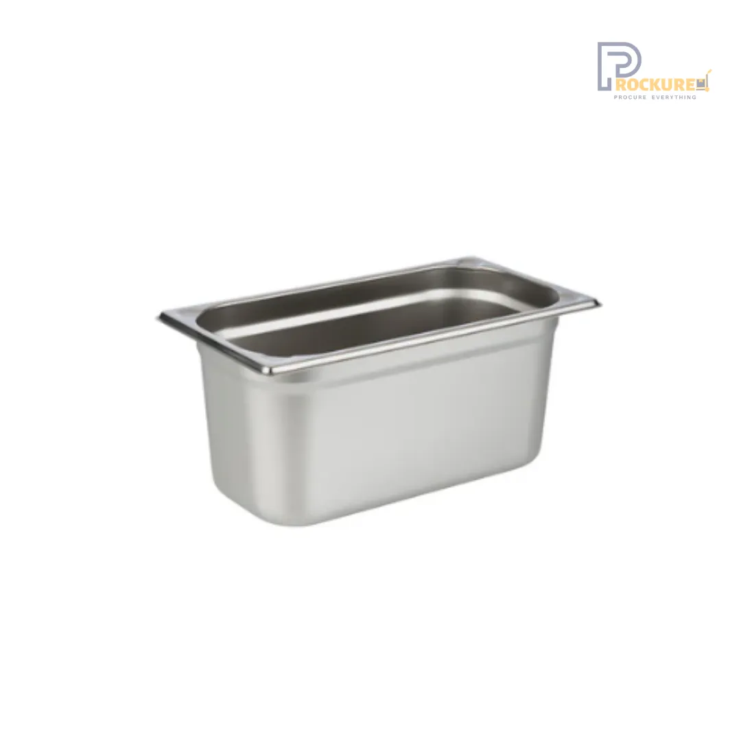 Stainless Steel 202 GN Pan 1/3 – 150mm Deep | 5.5L
