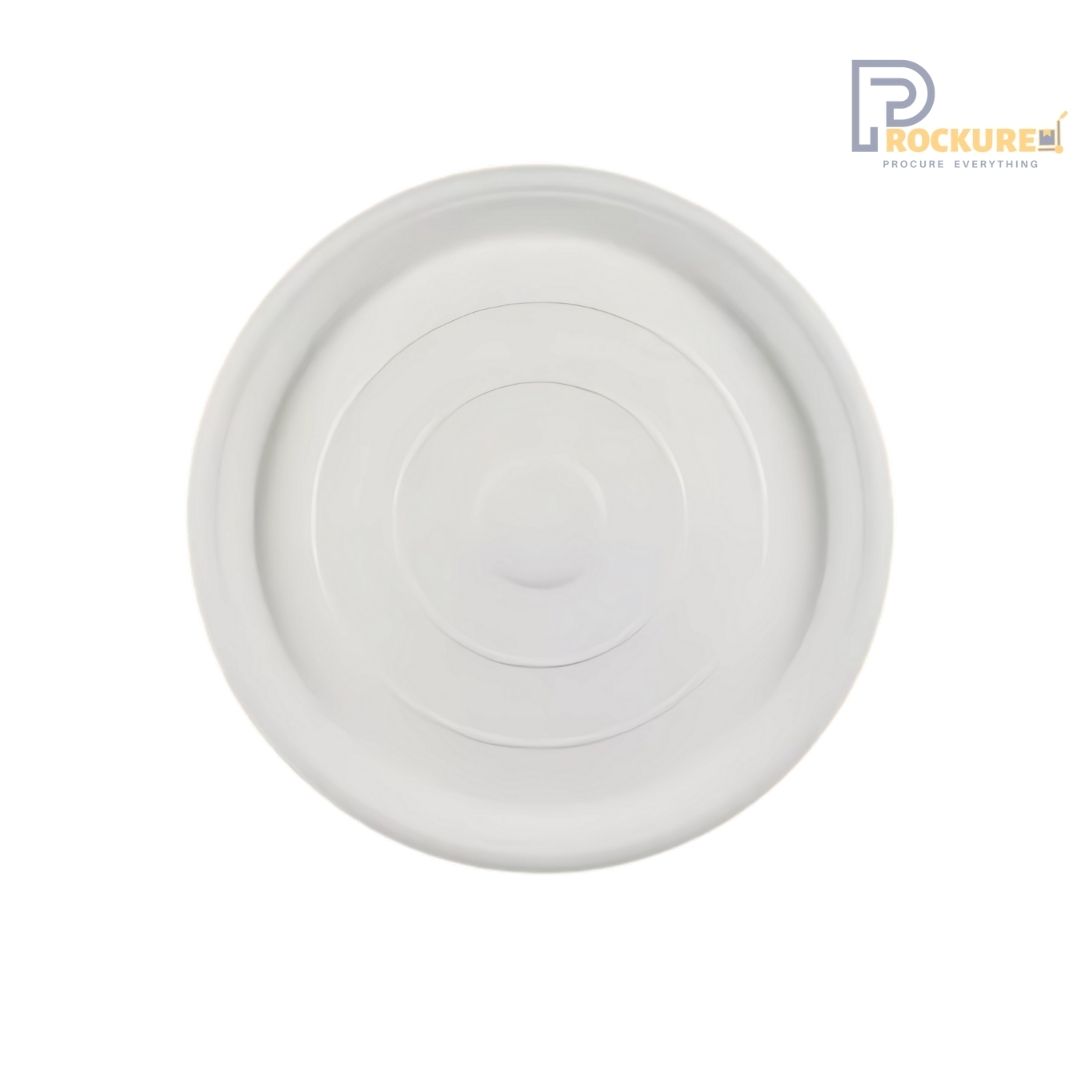 White Bagasse XL Thali 12 Inch | Biodegradable Thali