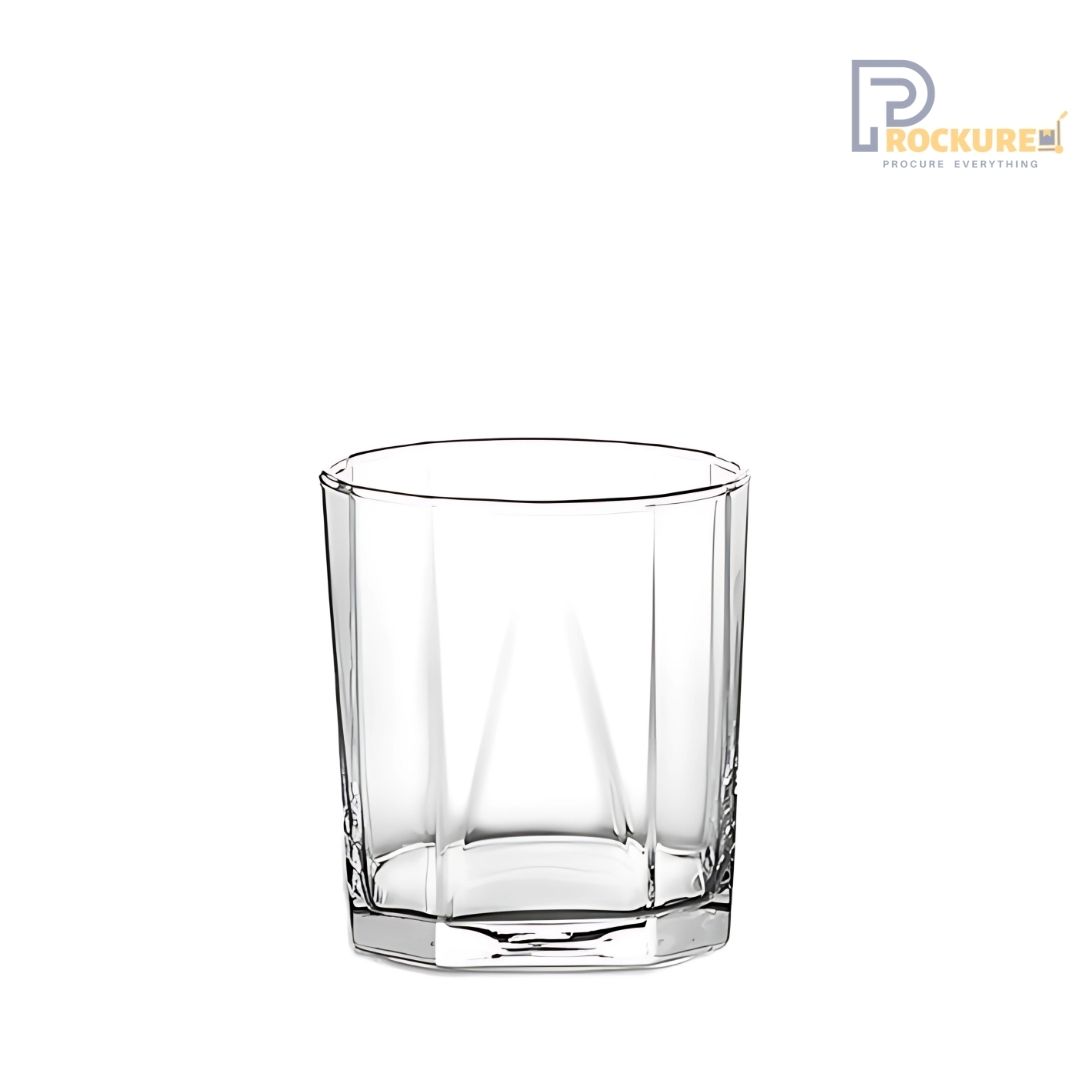 Ocean Pyramid Rock Tumbler - 260 ml Exquisite Glassware (6 pc Carton)
