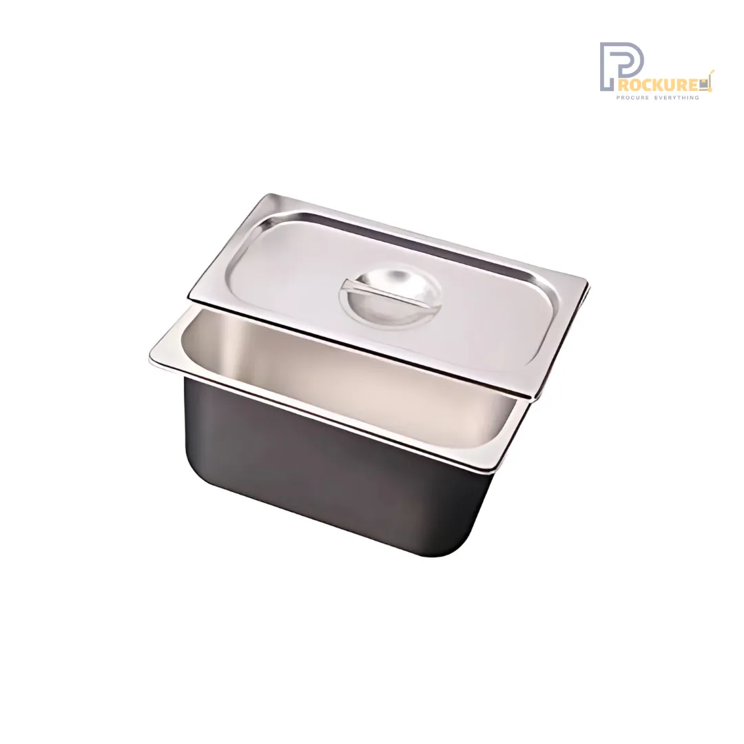 Stainless Steel 304 Grade GN Pan Lid 1/3 – 325x176 mm
