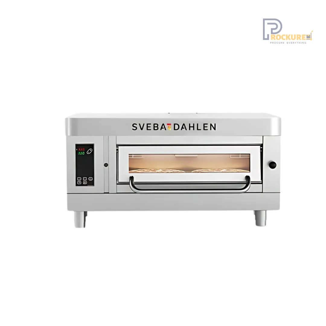 Sveba Dahlen P201 Premium Electric Deck Pizza Oven - 2 Pizza Capacity